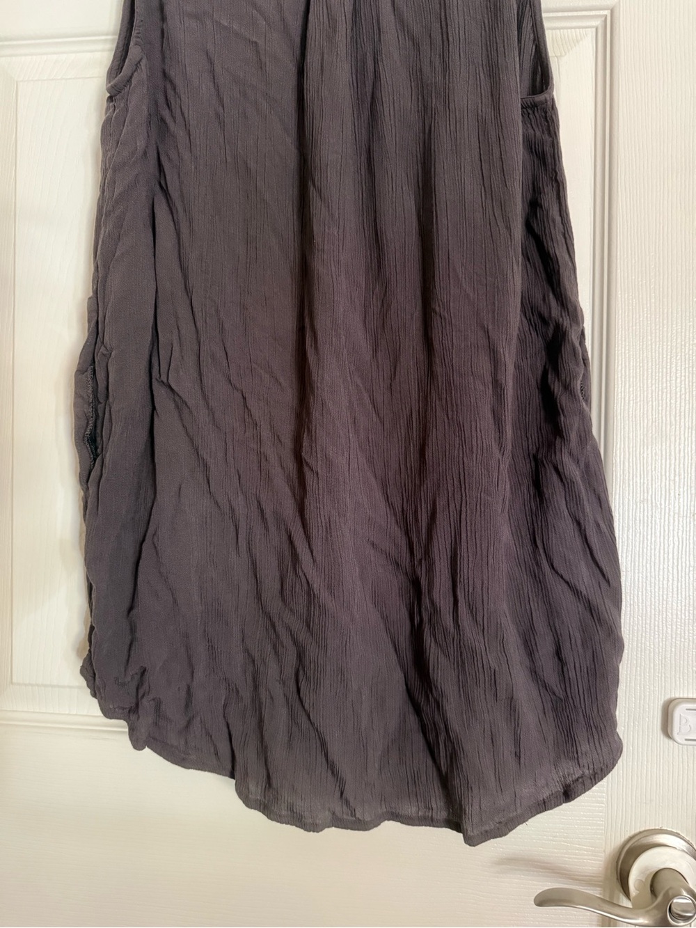 Prana Women's Sleeveless V-Neck Tank in Charcoal - Picture 4 of 5